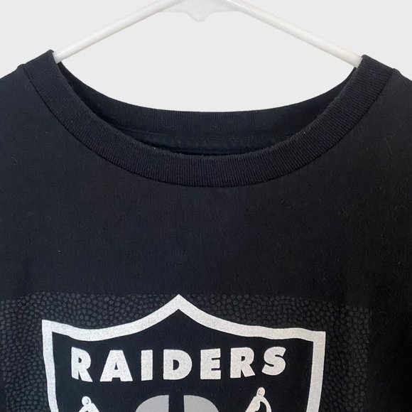 NFL Las Vegas Raiders T-Shirt Mens XL Black Short Sleeve Football Team Tee - Picture 5 of 9